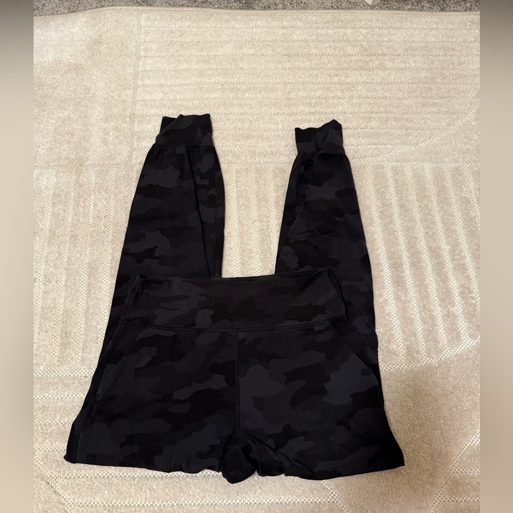 Lululemon Black Camouflage Joggers
